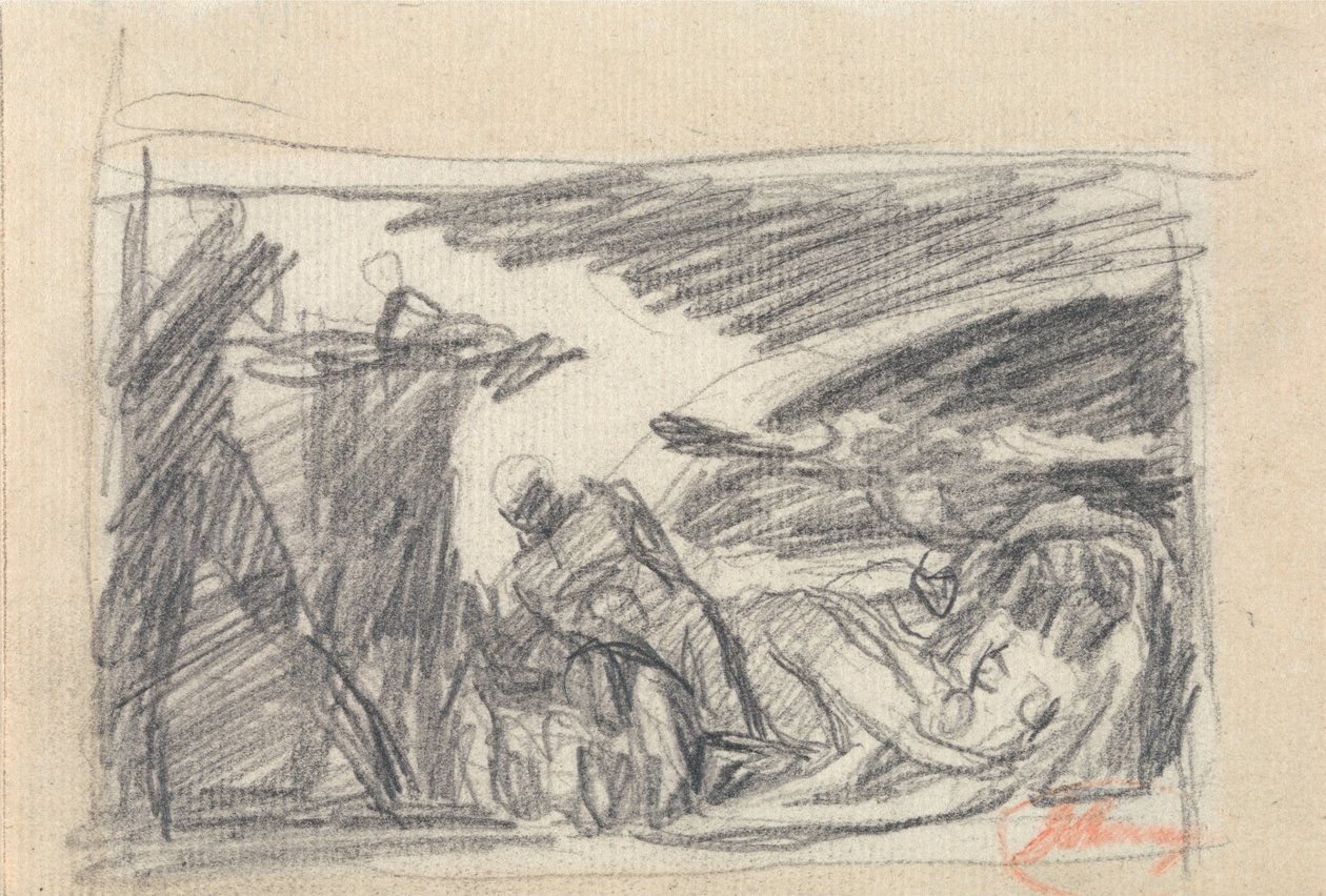 Vankilan kohtaus tekijältä George Romney