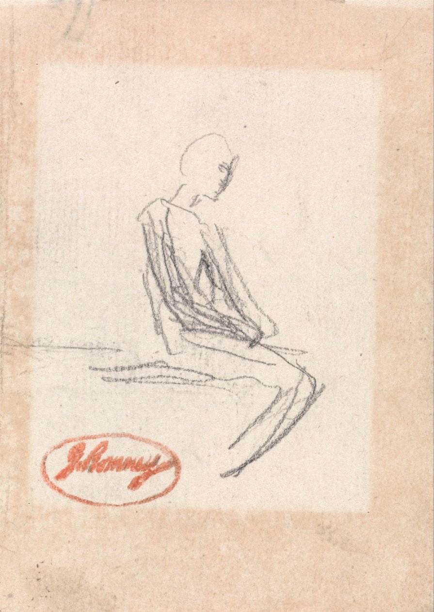 Istuva nainen tekijältä George Romney
