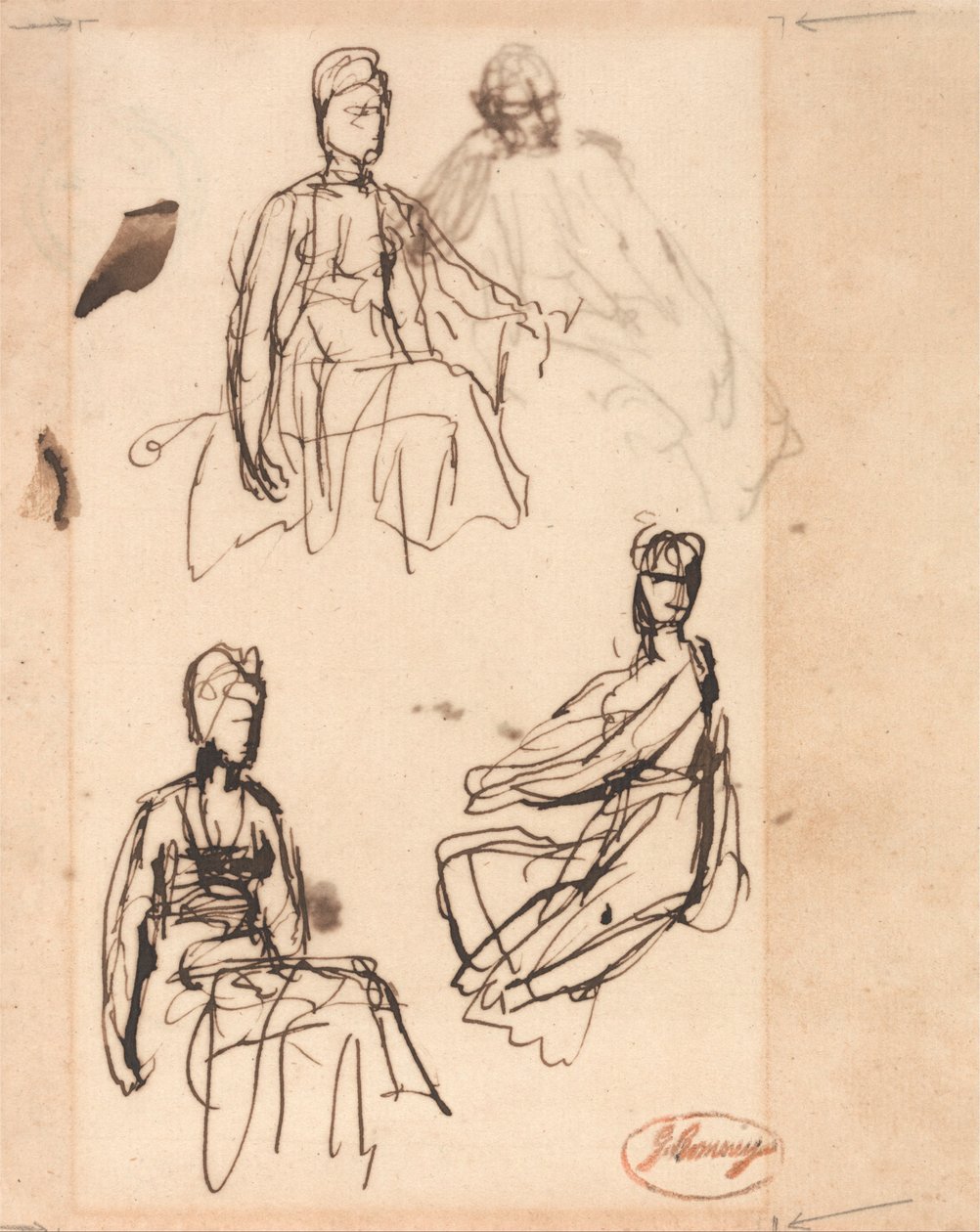 Istuva nainen- Kolme tutkimusta tekijältä George Romney