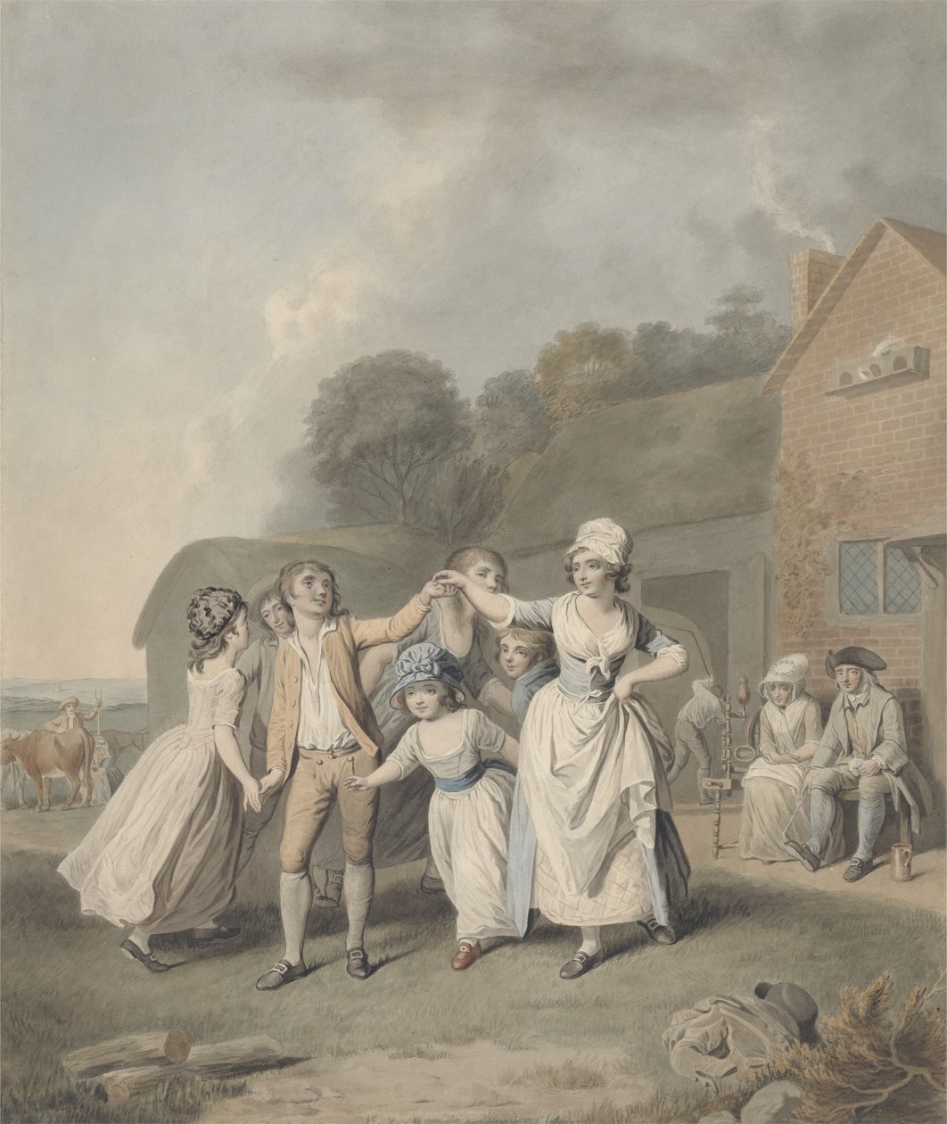 Lapset tanssivat, 1798 tekijältä George Townley Stubbs