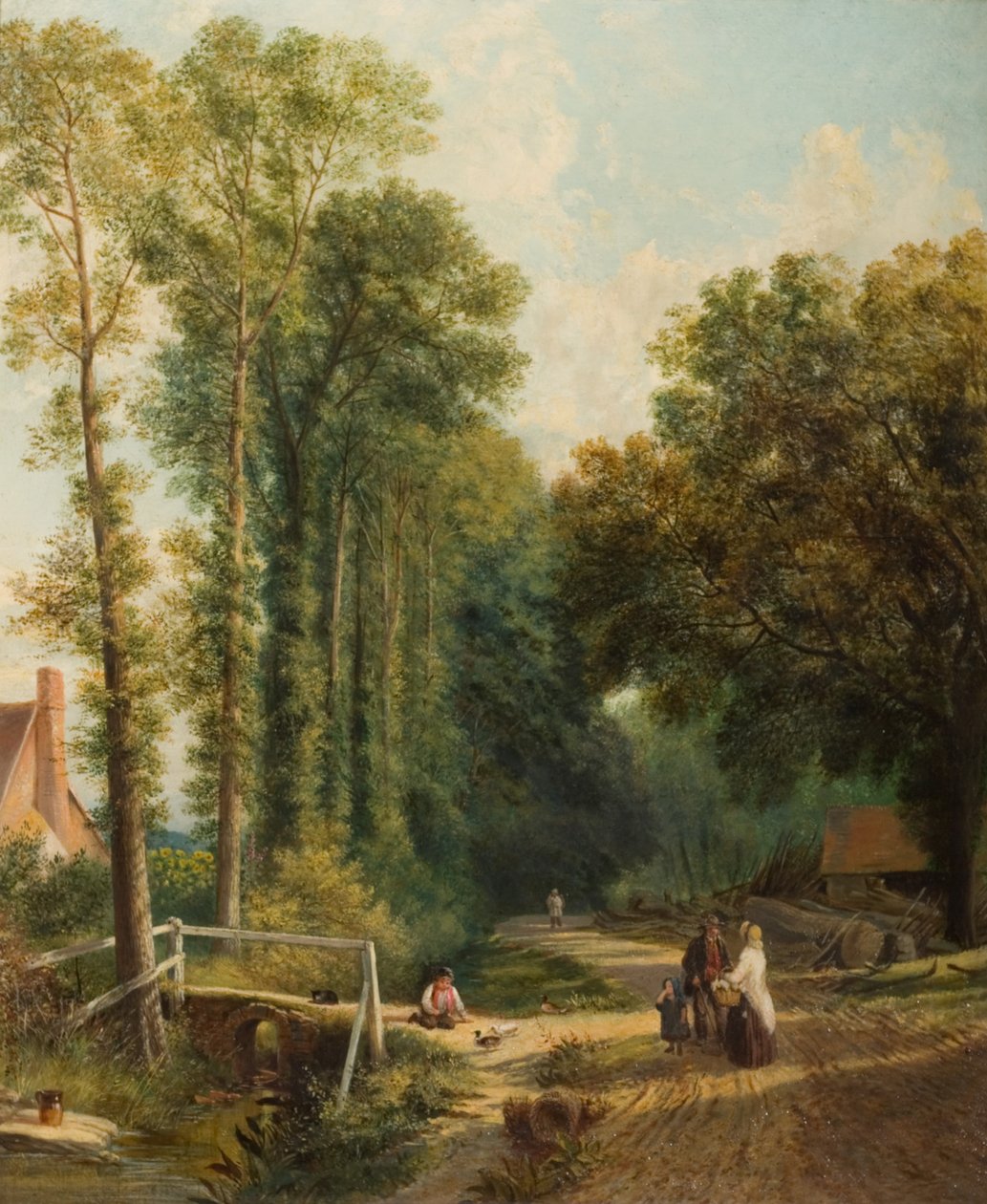 Country Lane, 1863 tekijältä George Smith