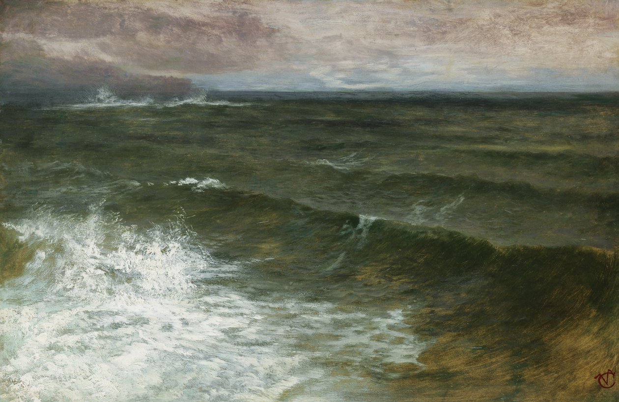 Lannacombe Bay, lähtöpiste etäisyydellä tekijältä George Vicat Cole