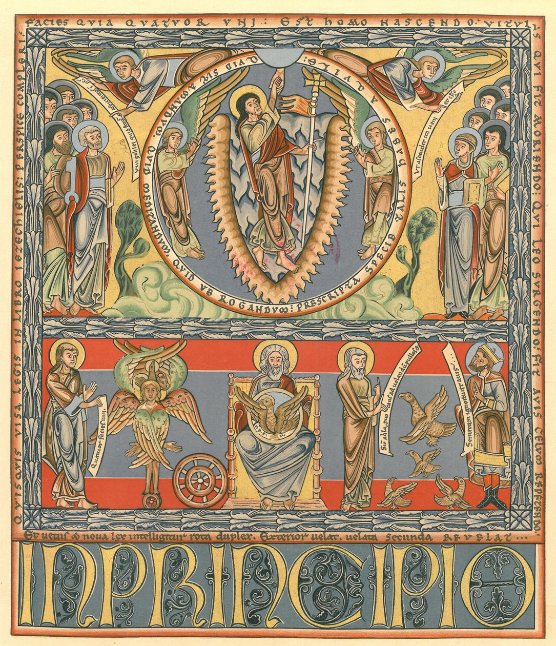Lauta "Illuminated Manuscripts in the British Museum: Miniatures, Borders and Initials" tekijältä George Augustus Wallis