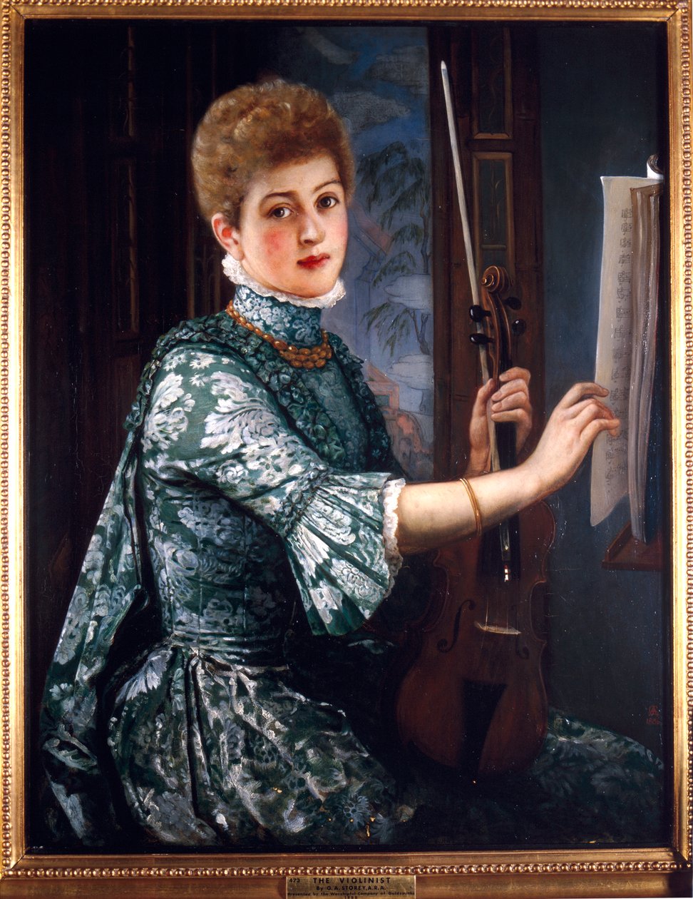Viulisti, 1886 tekijältä George Adolphus Storey