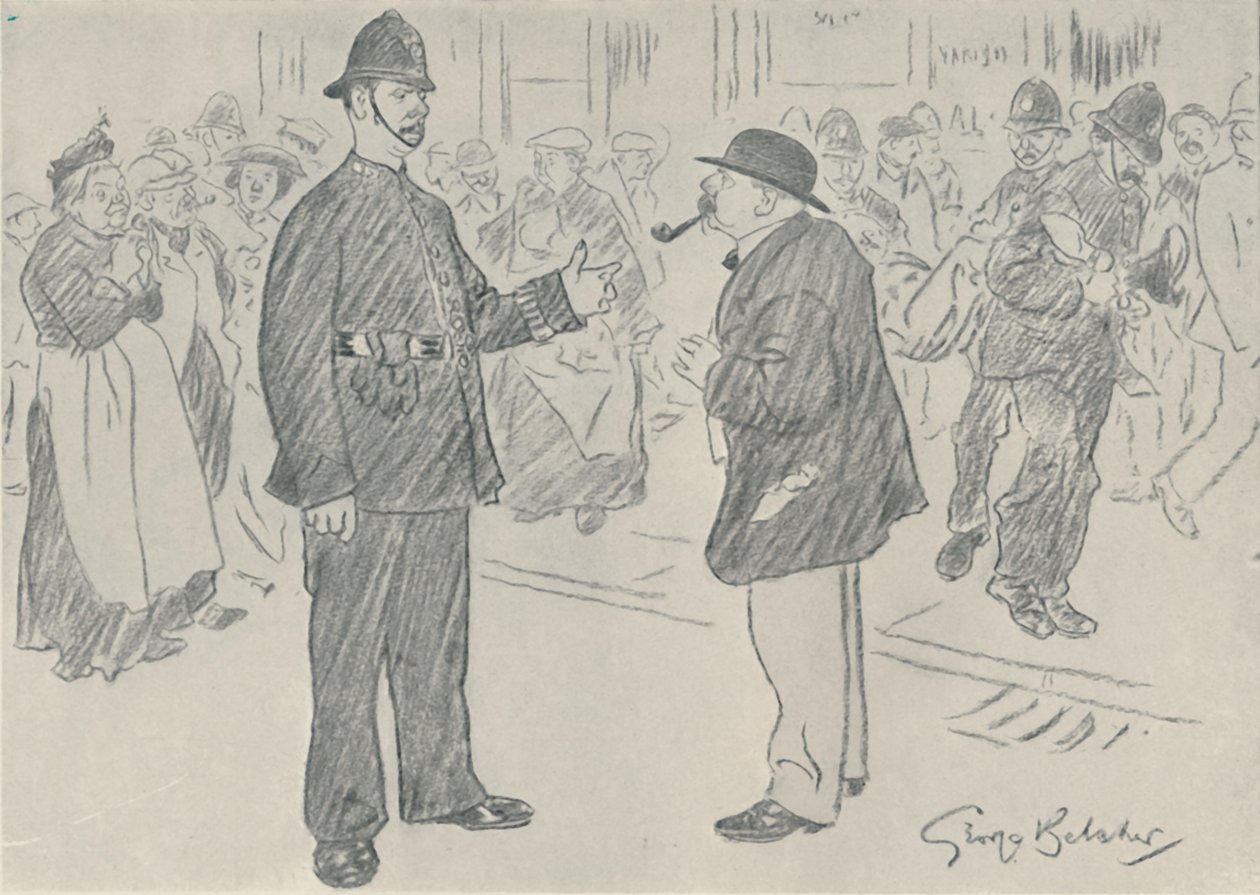 Poliisi ja kansa, 1920 tekijältä George Belcher