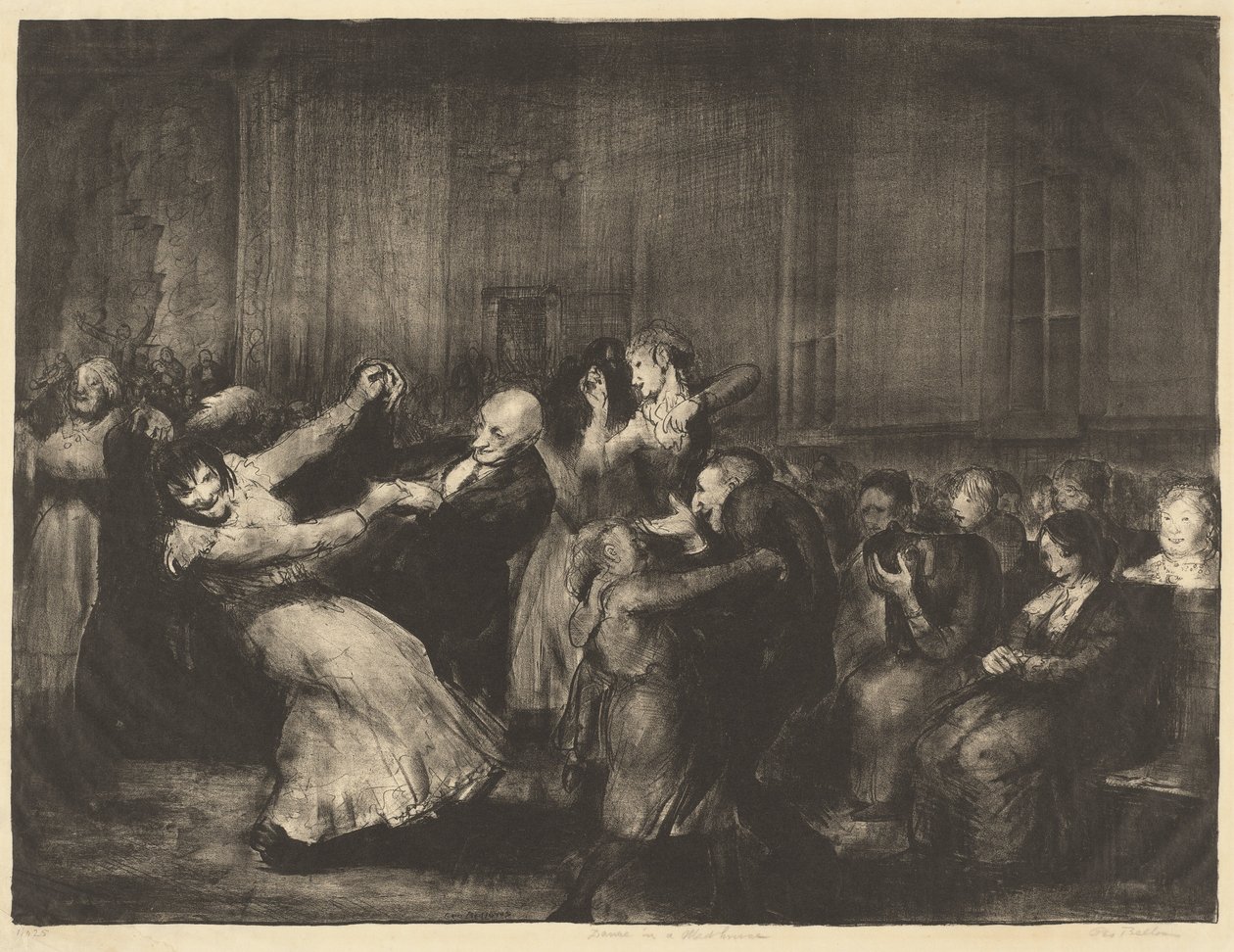 Tanssi hullukodissa tekijältä George Bellows