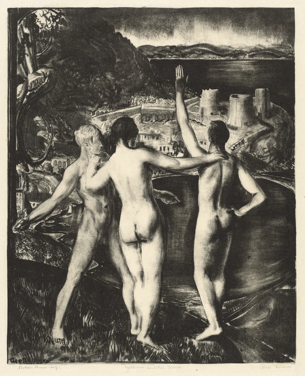 Lychnis ja hänen poikansa tekijältä George Bellows