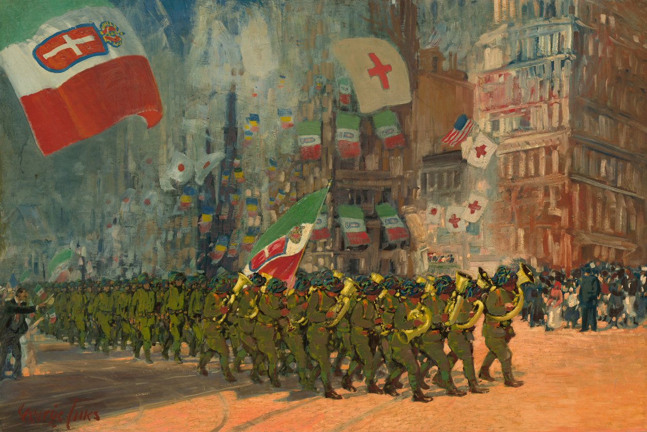 Bersaglieri, 1918. tekijältä George Benjamin Luks