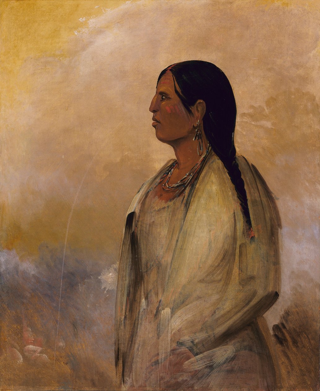 Choctaw-nainen tekijältä George Catlin