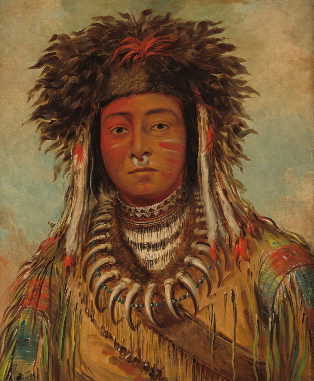 Poikapäällikkö - Ojibbeway tekijältä George Catlin