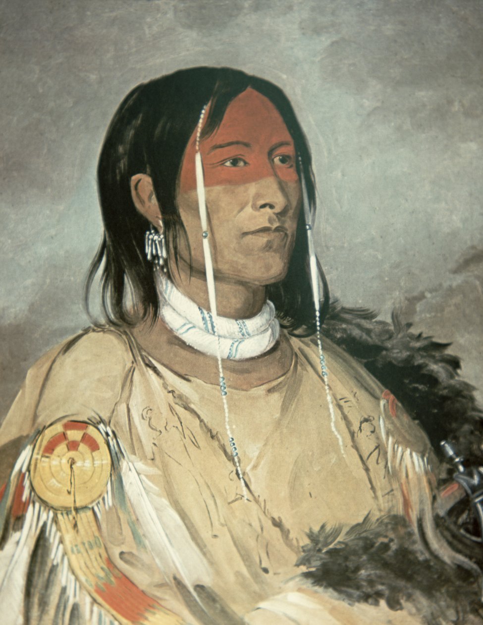 Murtunut käsi tekijältä George Catlin