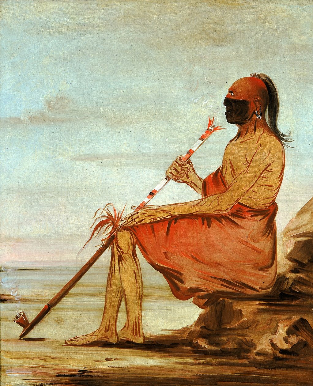 Pöllö, ikääntynyt päällikkö... tekijältä George Catlin