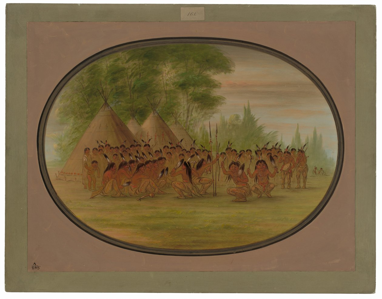 Eagle Dance - Choctaw tekijältä George Catlin