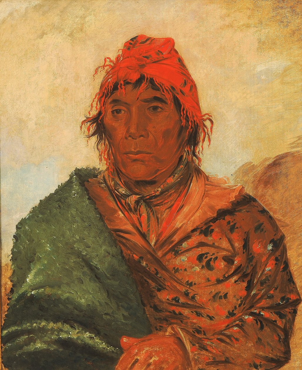 Ee-mat-lá-, kuningas Filip, toinen päällikkö. tekijältä George Catlin
