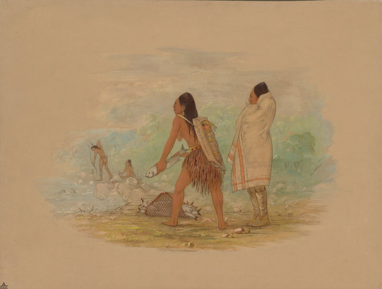 Flathead Indians, 1861. tekijältä George Catlin
