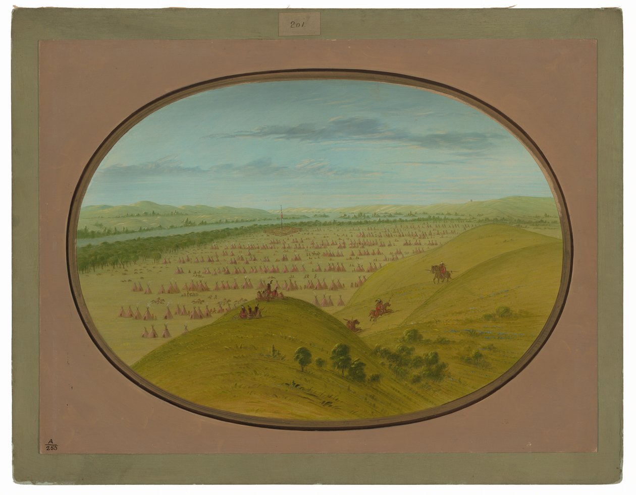 Fort Pierre tekijältä George Catlin