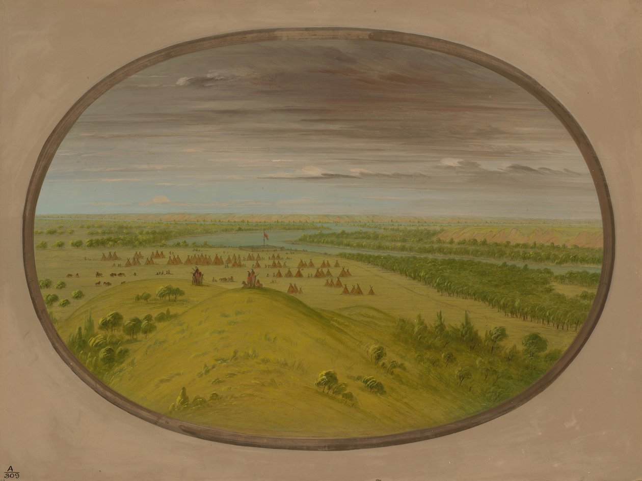 Fort Union, 18611869. tekijältä George Catlin
