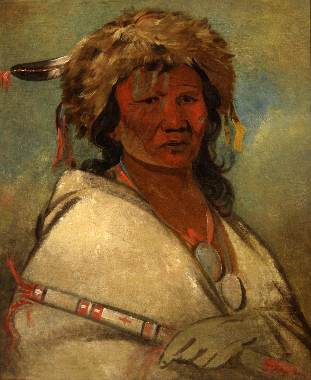 Suuri sankari, päällikkö, 1845. tekijältä George Catlin