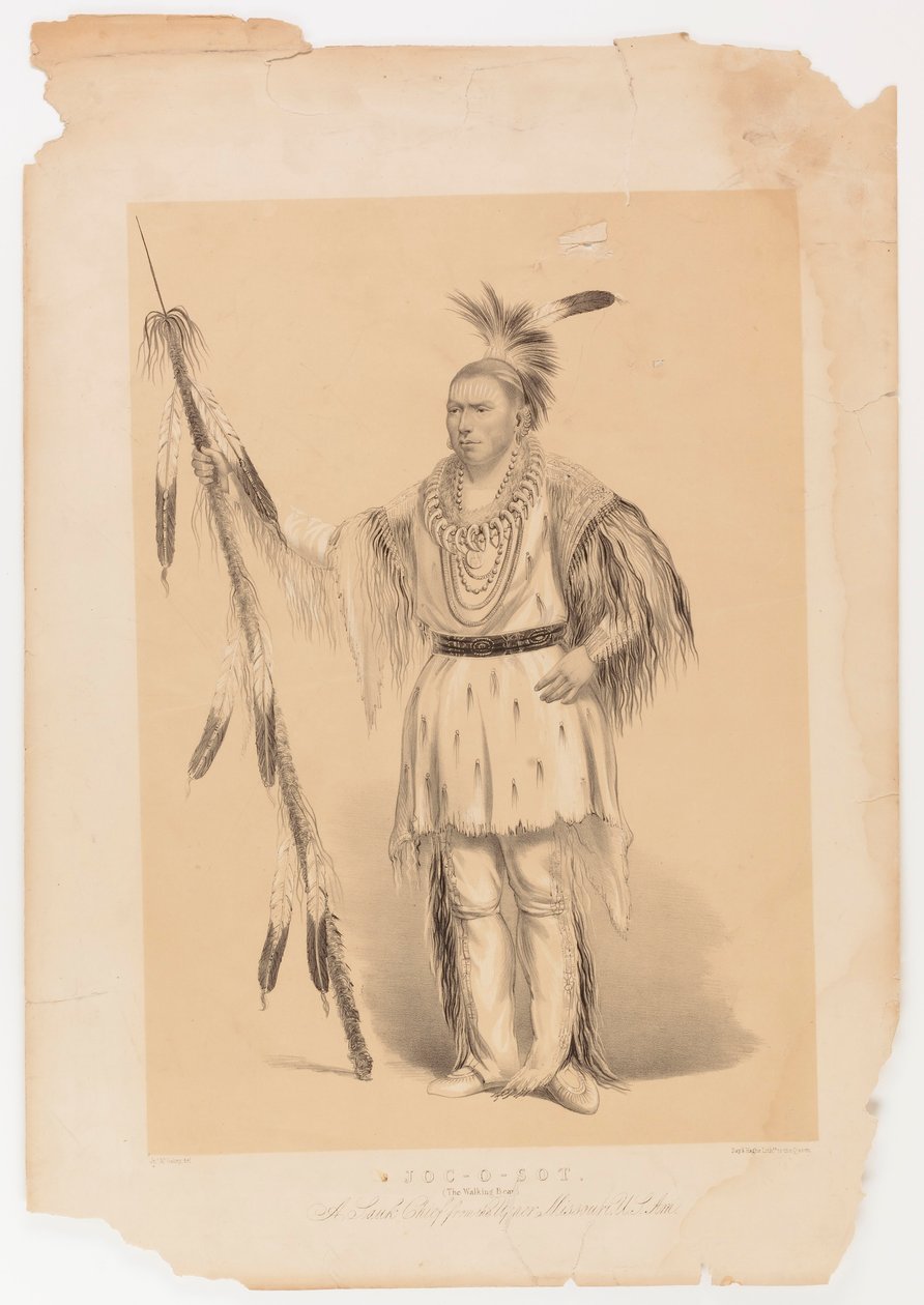 Joc-o-sot, kävelevä karhu tekijältä George Catlin