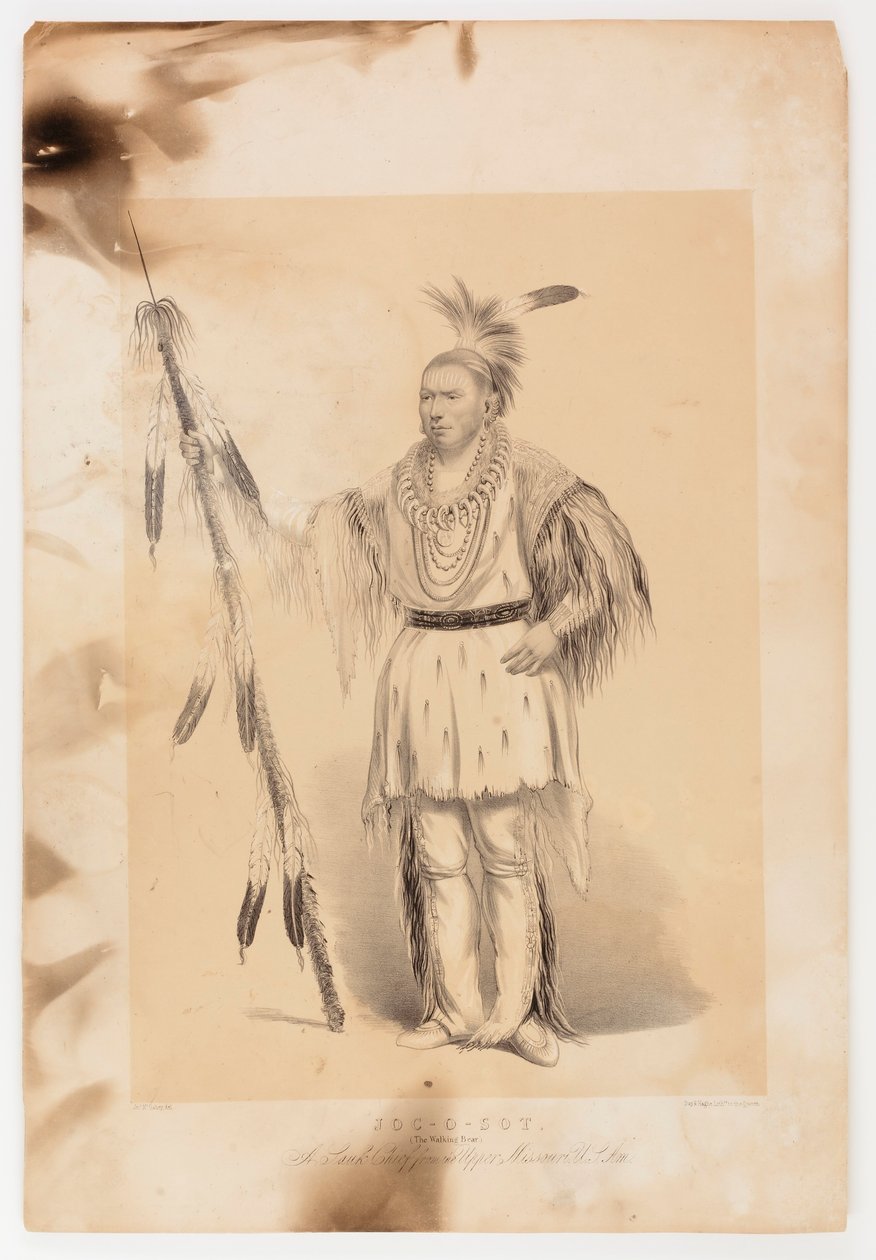 Joc-o-sot, kävelevä karhu tekijältä George Catlin