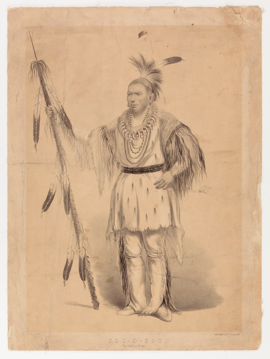 Joc-o-sot, kävelevä karhu tekijältä George Catlin
