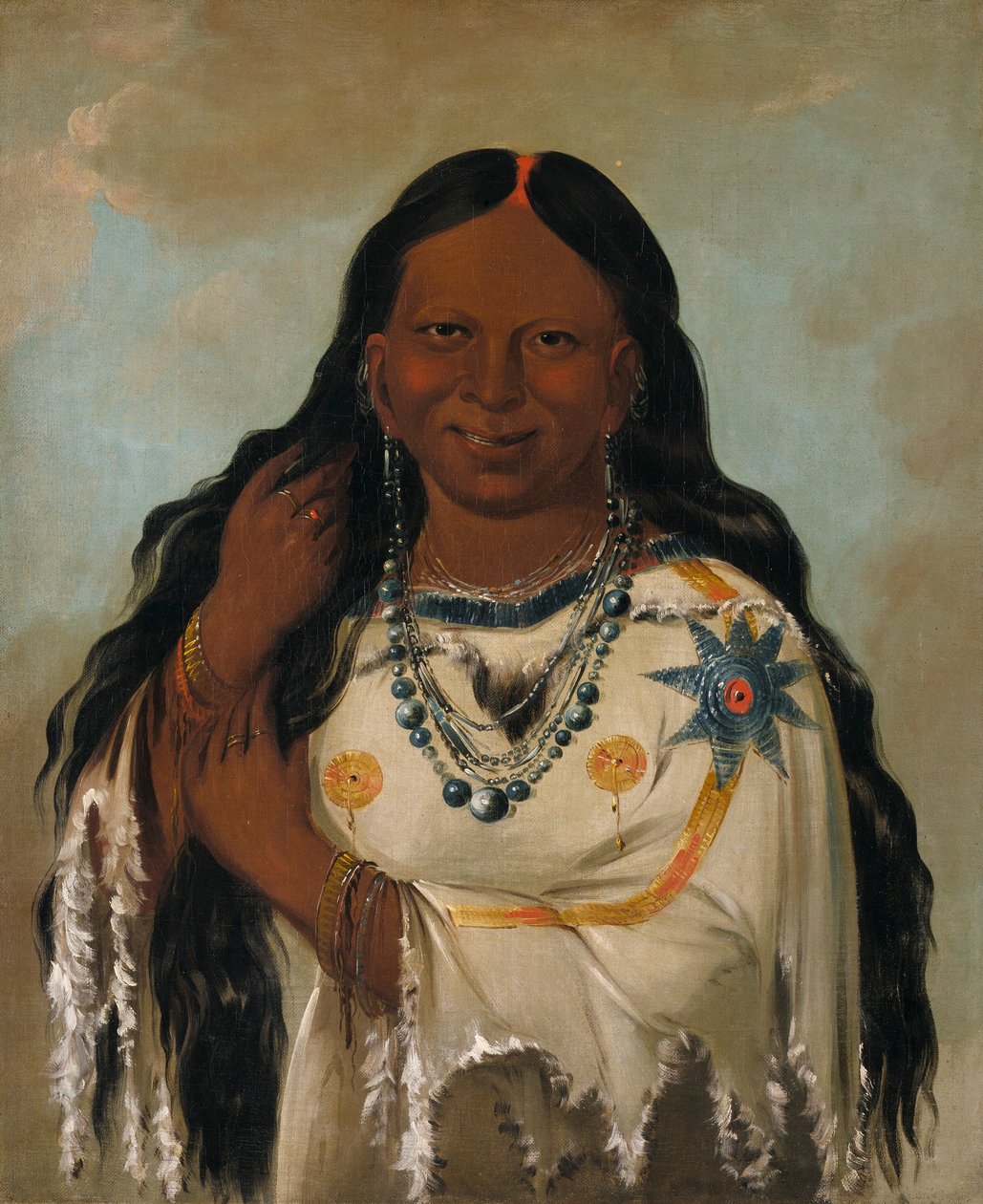 Kay-a-gís-gis, nuori nainen tekijältä George Catlin