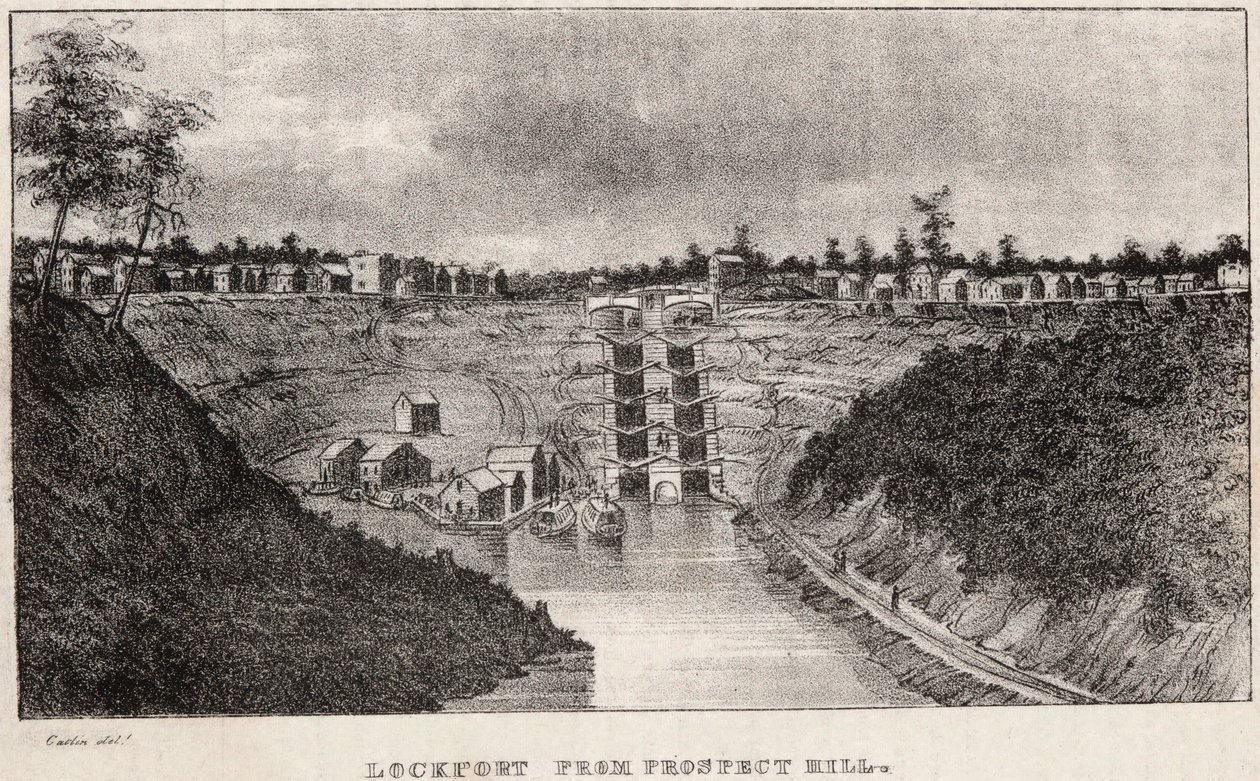 Lockport Prospect Hillistä tekijältä George Catlin