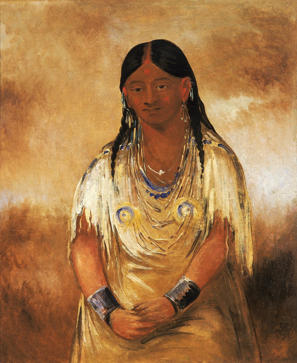 Mún-ne-o-ye, Nainen tekijältä George Catlin