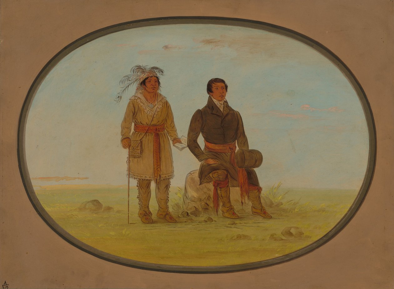 Mohiganin päällikkö ja lähetyssaarnaaja, 18611869. tekijältä George Catlin