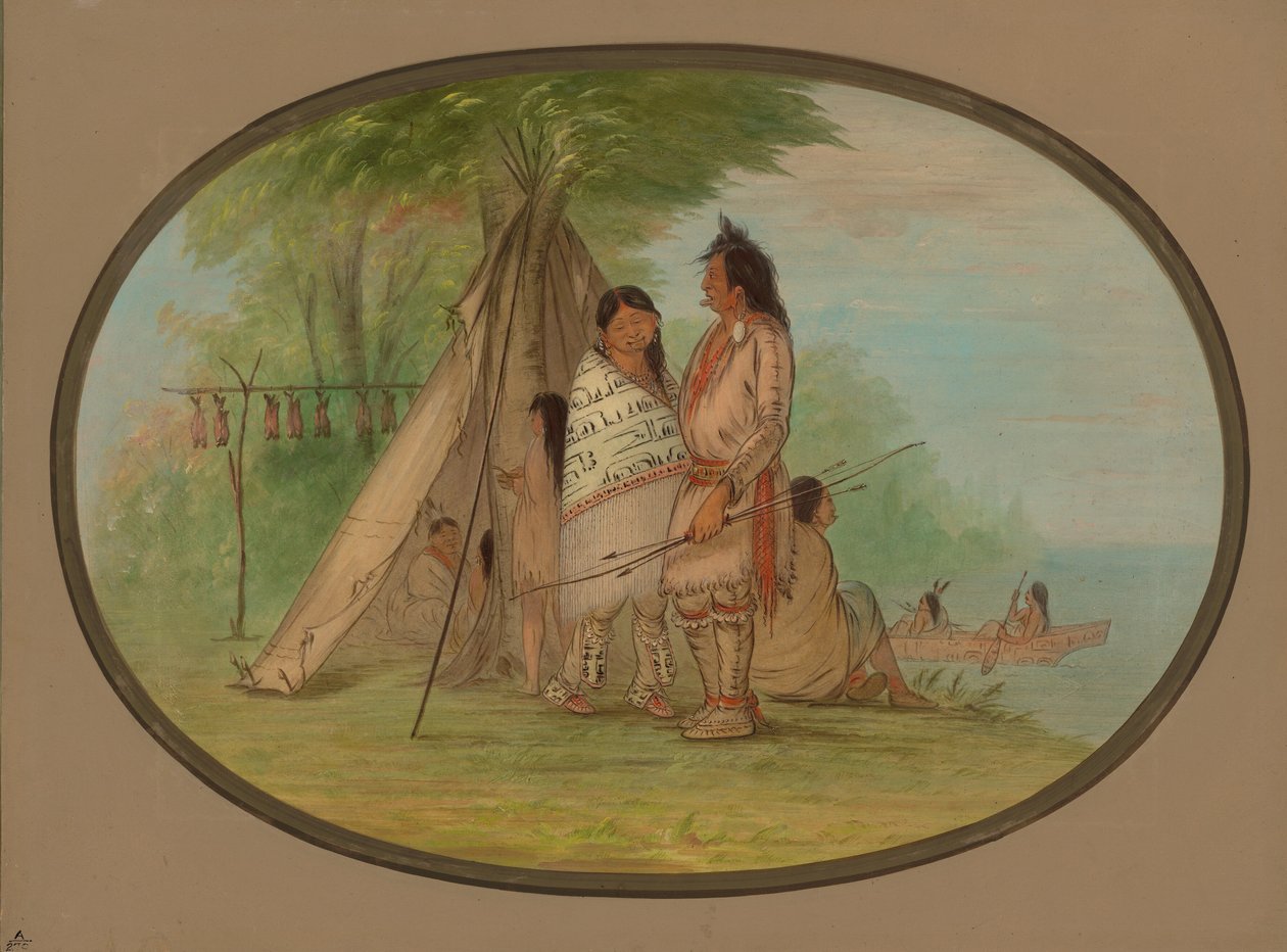 Nayas Indians, 186[2]. tekijältä George Catlin