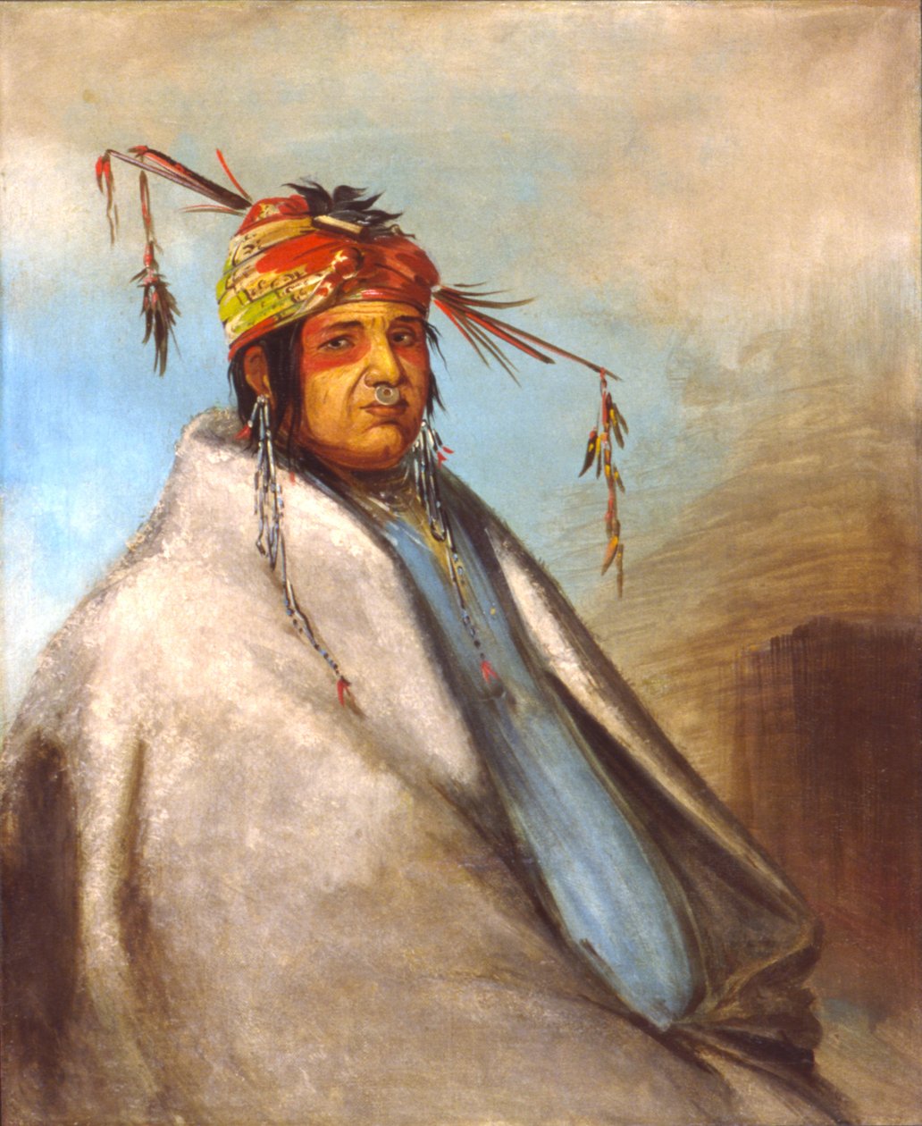 Non-on-dá-gon, päällikkö tekijältä George Catlin