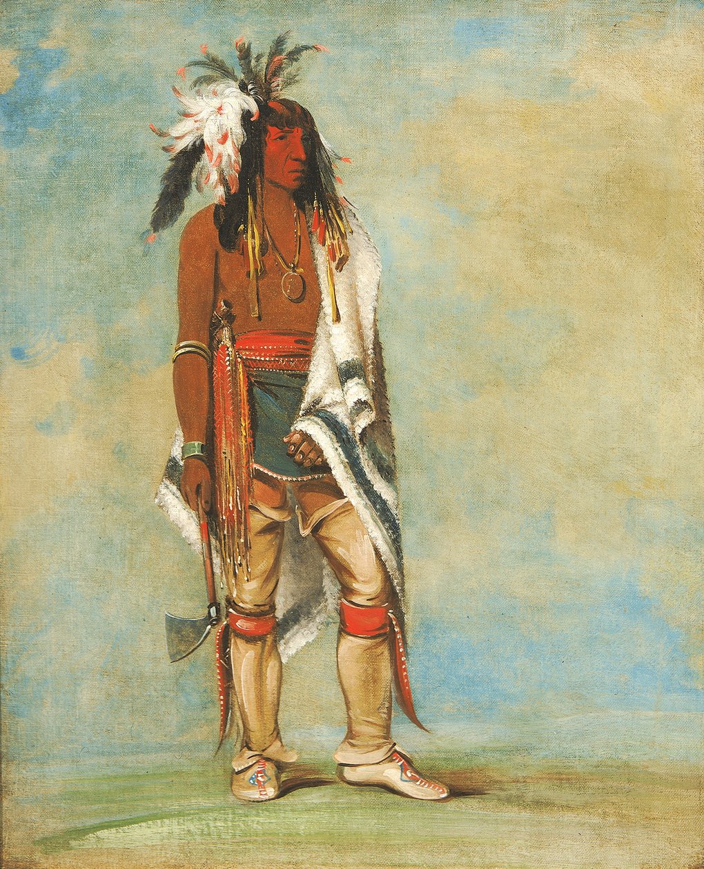 Nót-to-way, päällikkö, 1835-1836. tekijältä George Catlin