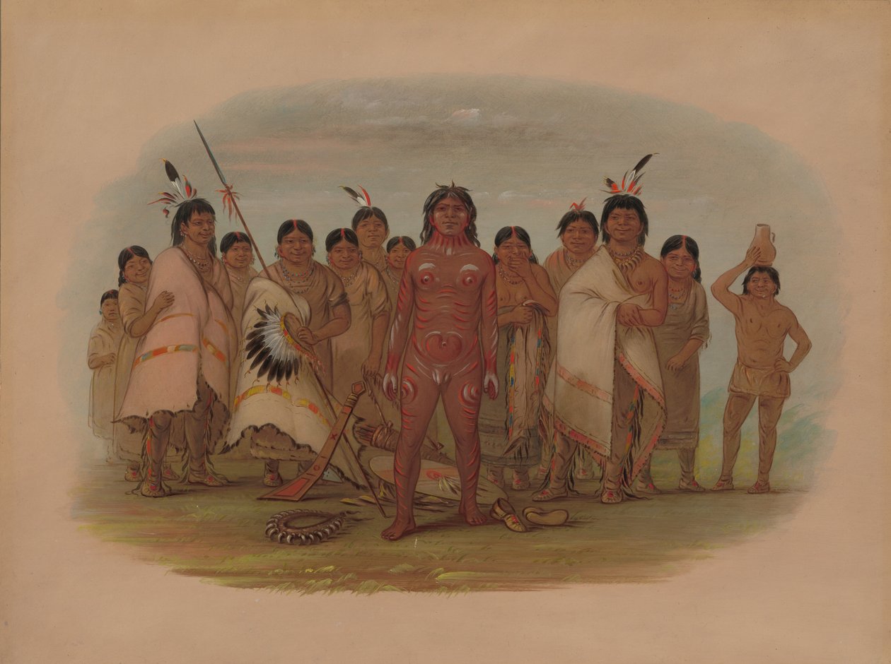Paint Me - Apachee, 18551869. tekijältä George Catlin