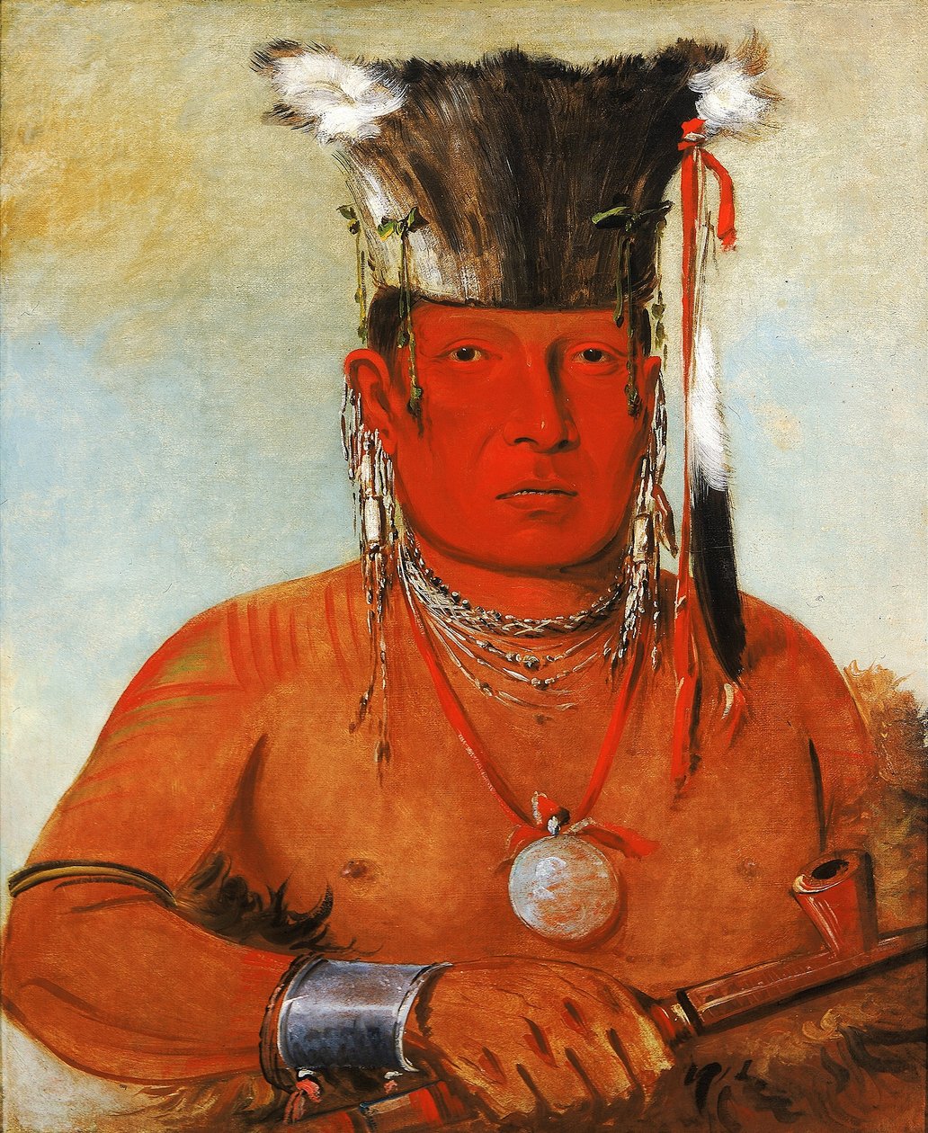 Sháw-da-mon-nee, Siellä hän menee, urhea tekijältä George Catlin