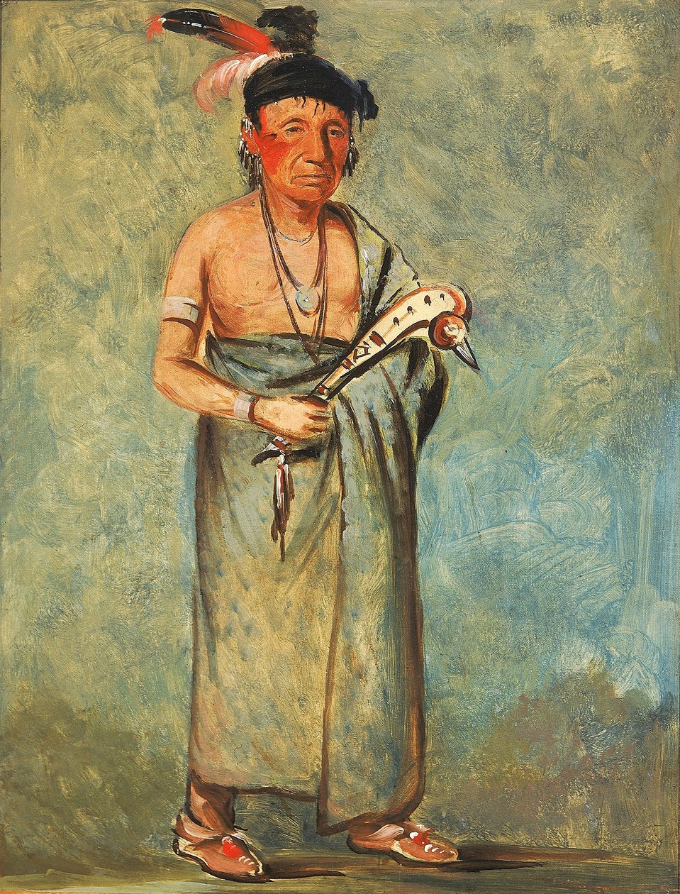 Span-e-o-née-kaw, Espanjalainen, The Spaniard tekijältä George Catlin