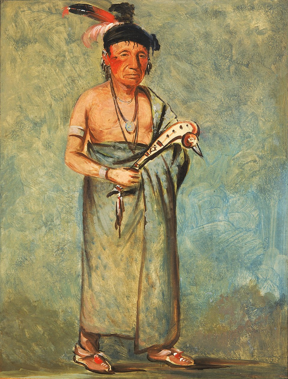 Span-e-o-née-kaw, espanjalainen, 1828. tekijältä George Catlin
