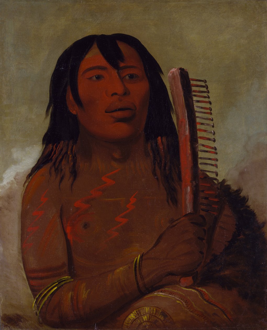 Tcha-dés-sa-ko-máh-pee, Karhun lapsi - tekijältä George Catlin