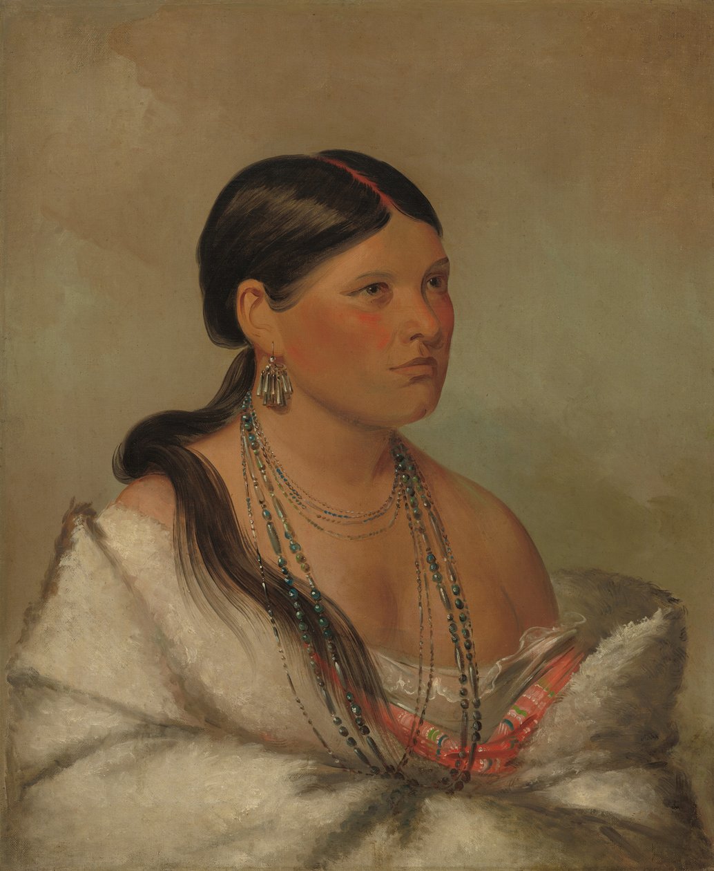 Naaraskotka - Shawano, 1830. tekijältä George Catlin
