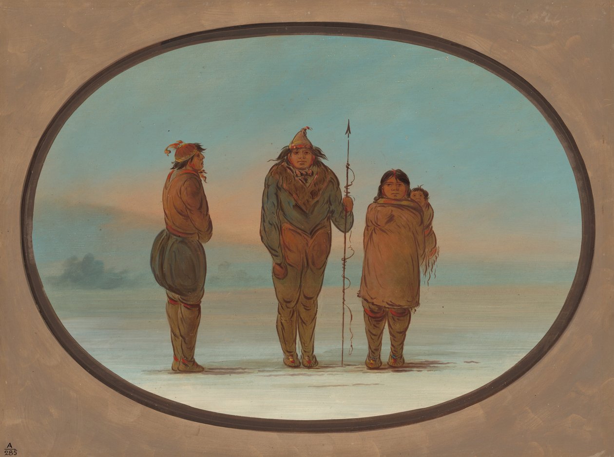 Kolme eskimoa, 18551869. tekijältä George Catlin