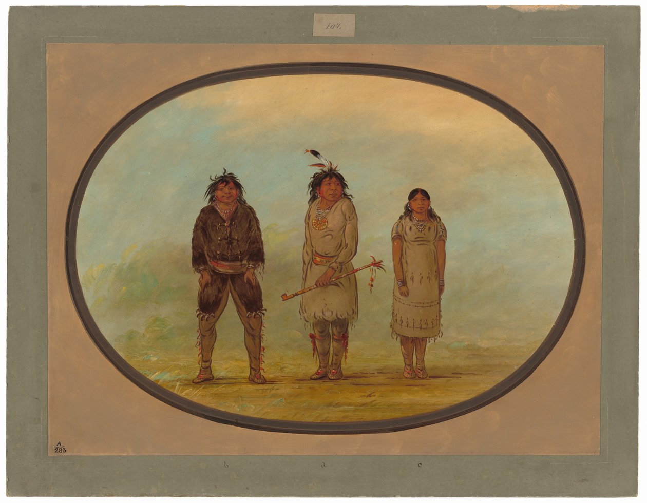 Kolme selish-intiaania tekijältä George Catlin