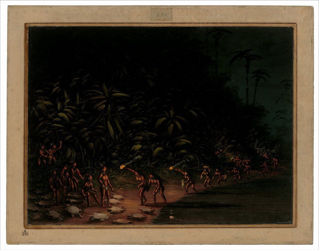 Kilpikonnan metsästys, 18541869. tekijältä George Catlin