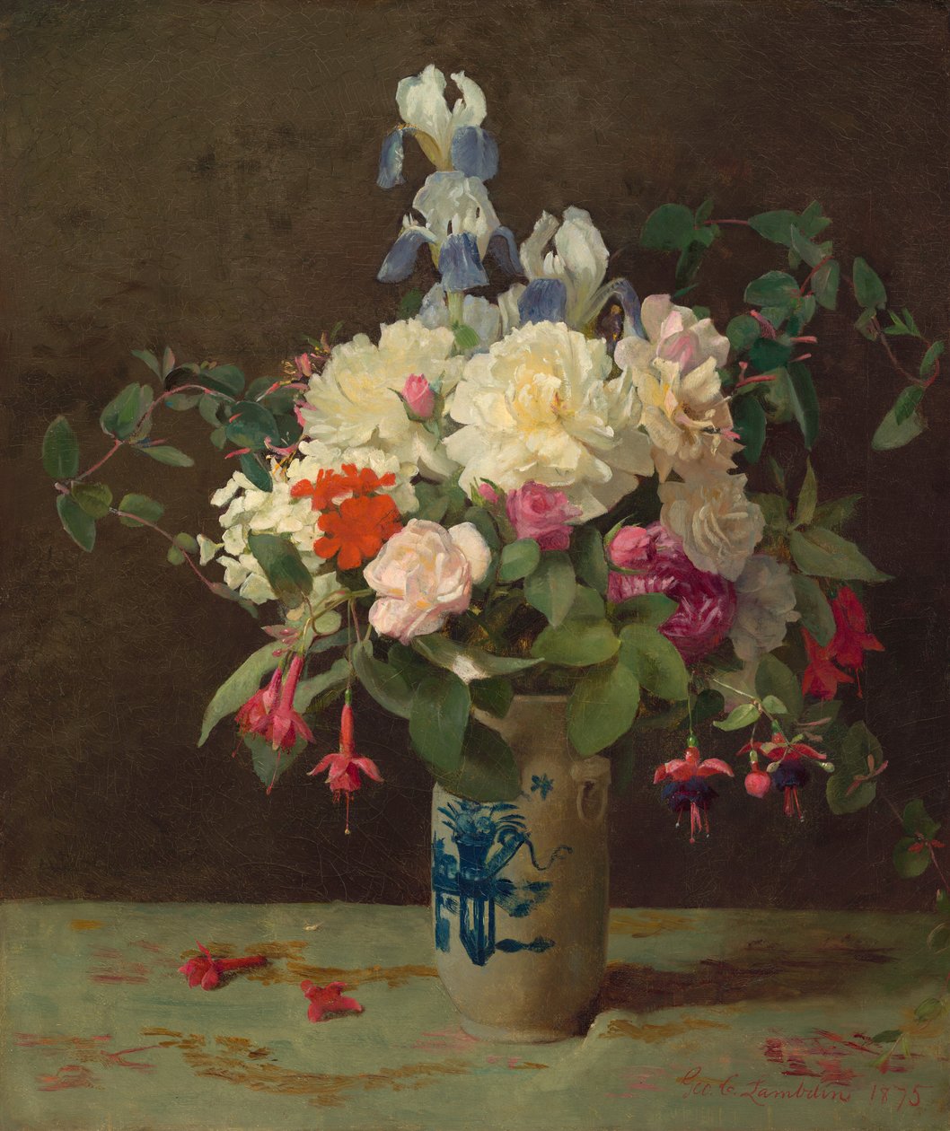 Kukkimaljakko, 1875. tekijältä George Cochran Lambdin