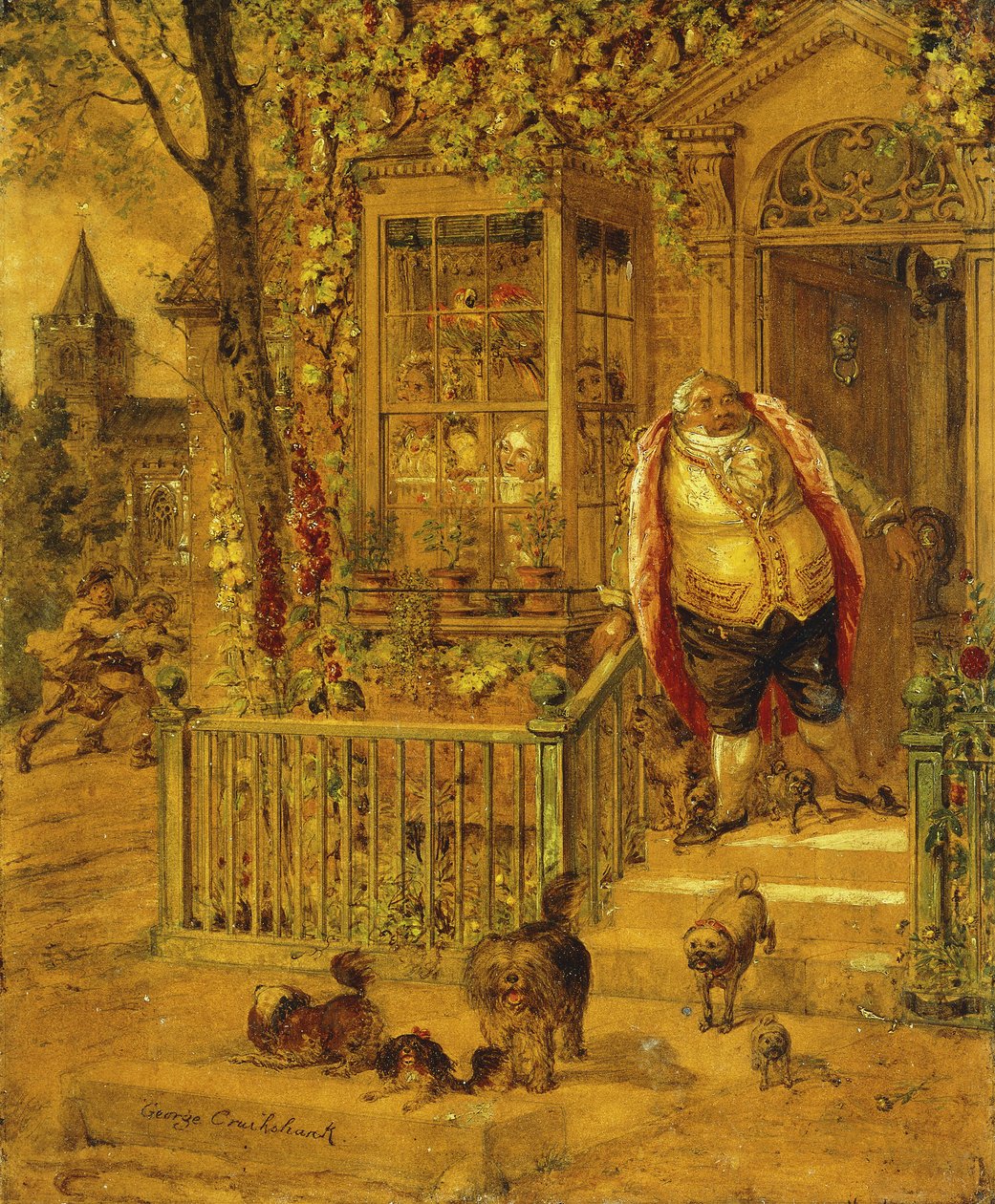 Karennut koputus, tekijältä George Cruikshank