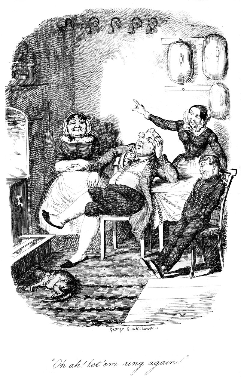 Voi ah! letem ring taas!, 1840-luku. tekijältä George Cruikshank