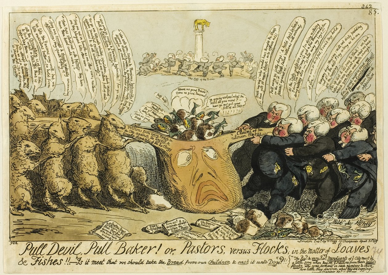Vedä Devil, vedä Baker! tekijältä George Cruikshank