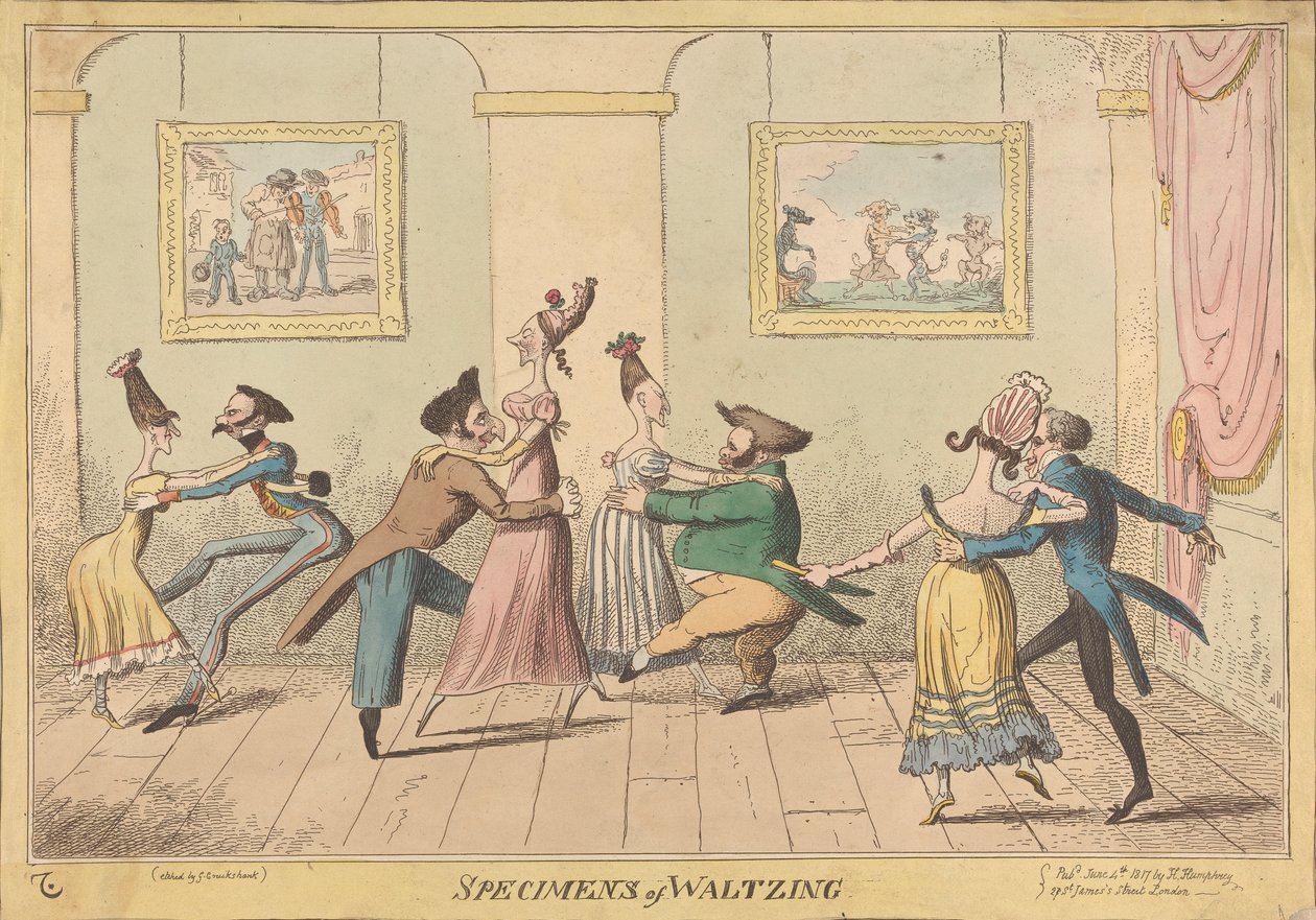 Valssin näytteitä tekijältä George Cruikshank