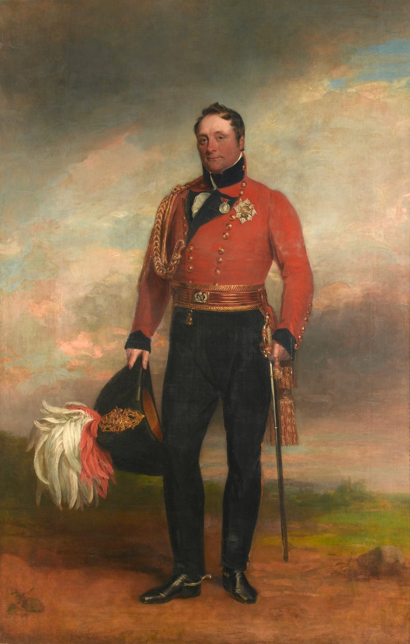 Kenraaliluutnantti Rowland, Lord Hill, n. 1819 tekijältä George Dawe