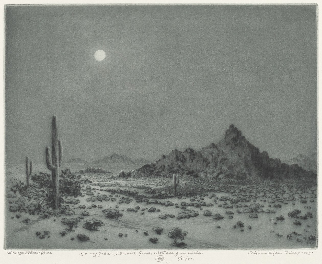 Arizonan yö tekijältä George Elbert Burr
