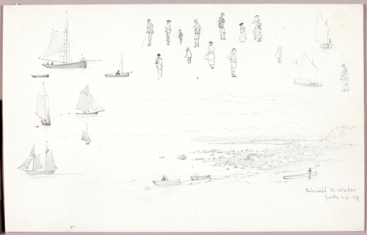Criccieth, Pohjois-Wales tekijältä George Elbert Burr
