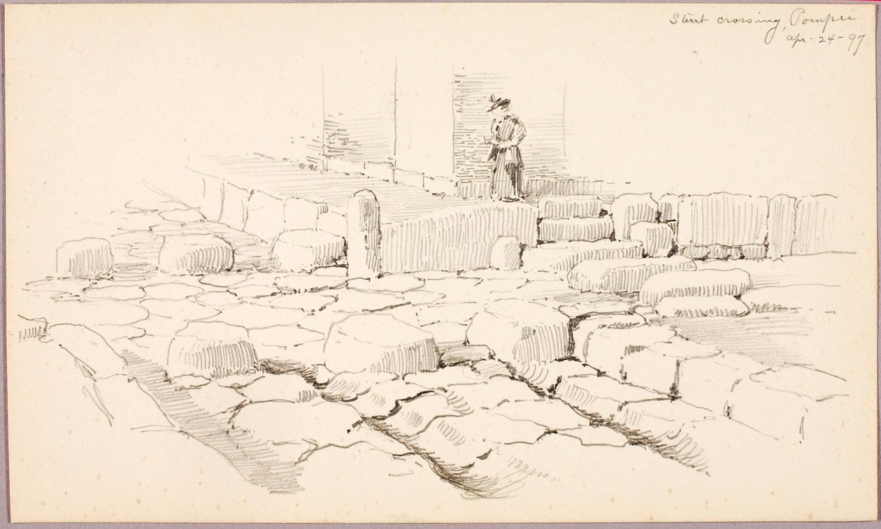 Kadun ylitys, Pompeji tekijältä George Elbert Burr